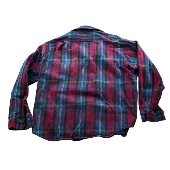 Vintage Five Brother Mens Shirt Size 2XL Long Sleeve Plaid Flannel Button Up Y2K - Picture 2 of 13